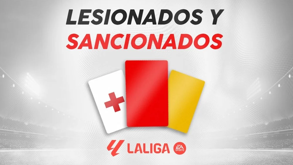 Lesionados y sancionados